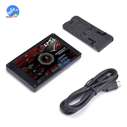 3.5 Inch IPS LCD Monitor Display AIDA64 USB2LCD USB Secondary Screen 320*480 Resolution Compatible w