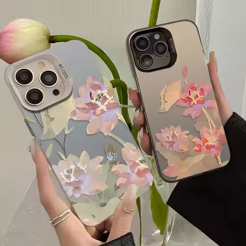 Beauty Artistic Lotus Flower Phone Case for Xiaomi POCO X5 X3 NFC F7 Ultra F6 F5 Pro F4 F3 GT M5S C6