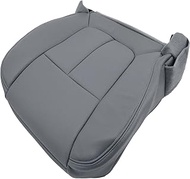 Forwin Parts Steel Gray Driver Bottom Vinyl Seat Cover for 2011-2016 Ford F-250 F-350 F-450 F-550 XL
