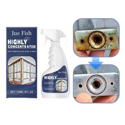 Multipurpose Rust Remover Spray,High-speed Rust Powerful Rust Remover,Rust Converter for Various Met
