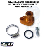 Bypass radiator cylinder head Mx king vixion nmax aerox Napel naple bypass radiator vixion Mx king N