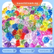 【SWTDRM】Plastic Gems Ice Grains Colorful Small Stones Children Jewels Acrylic Gems