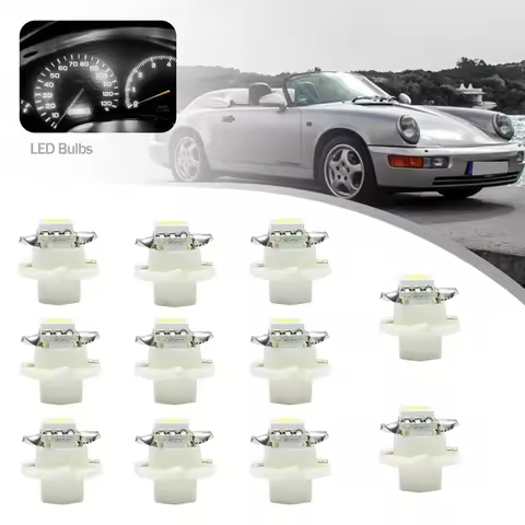 11Pc For Porsche 993 1995-1998 Porsche 964 1989-1994 Led Bulbs Auto Speedometer Oil Cluster Dashboar