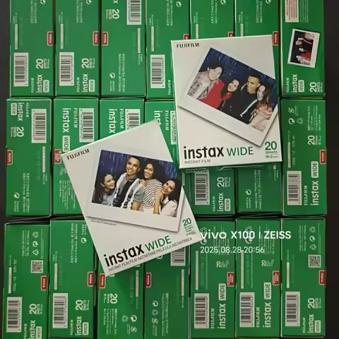 New Instant Film Camera Instax Mini 5 Inch Wide Film Photo Paper Genuine 10-200 Sheet Fujifilm Insta