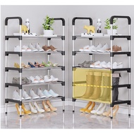 SG Home Mall  Galvanized Steel 6 Tier Shoe Rack Easy Assemble Storage Rack