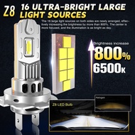 H7 LED Headlight Bulbs CANBUS Car Lamp 1 : 1 Size 1200000LM Super Bright Focus Lights Headlamp Wirel