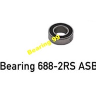Bearing 688 2RS ASB Size 8x16x5 mm Bearing Laher Laker Size 688 2RS ASB 8 x 16 x 5 mm
