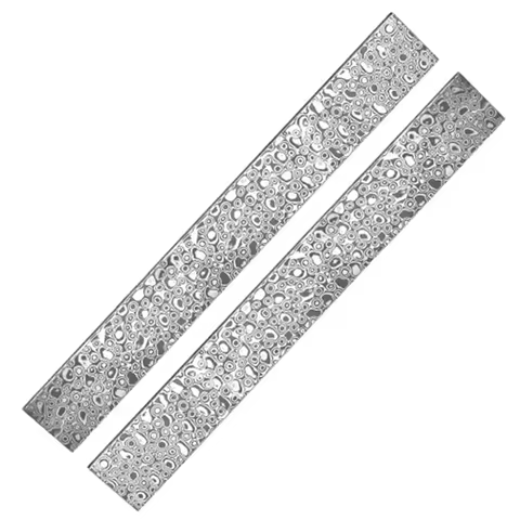 50cm Long Hand Forge Damascus Steel blank billets Blank Blade Making Bar Stainless Hardened HRC59