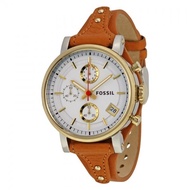Fossil ES3615 Original Chronograph Leather In Brown Belt Women's Watch