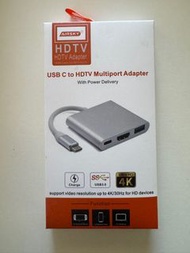 Airsky HDTV 4K type C HDMI adaptor 轉駁 延展線 PC Phone Switch