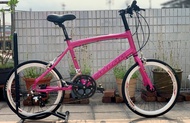 20吋粉紅 輕快16速451小輪徑