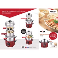 Khind SE50SS Anshin Multi Food Steamer (800W) Pre-set Timer Function 2 Year Warranty