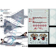 Syhart Decals 48/72-041 1/48 Mirage 2000C 12-YN "90 Years SPA162" June 2008 Decal