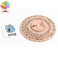 Treeyear CVC Word Puzzles Game, CVC Sight Words Wooden Alphabet Toy, Kids Spelling Games Educational
