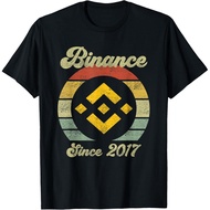 Men's cotton T-shirt Binance Crypto Binance Cryptocurrency T-Shirt High quality cotton short sleeves