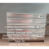 Plain Aluminum Pudding Pan 24x9x7 Thickness 04