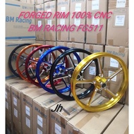 BM RACING FG505 FG511 CNC SPORT RIM WITH BEARING BUSH ENKEI CUTTING LC135 Y15ZR Y125ZR/LC135 5S