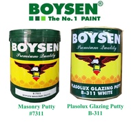 ☼◈Boysen Plasolux Glazing Putty #311 or Boysen Masonry Putty #7311 Quart 1 Liter