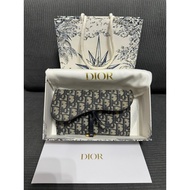 Dior Original Women Saddle Wallet/Pouch Canvas