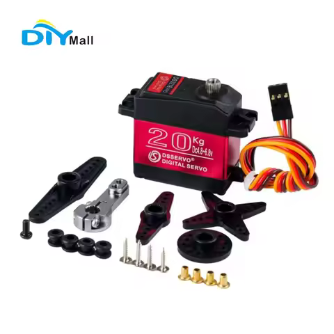 DS3218MG Pro Digital Servo 20KG High Torque 0.09sec IP66 Waterproof for 1/8 1/10 RC Cars