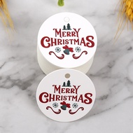 Christmas Tag 50/PCS Gift Tag Colorful Christmas Gift Decoration Tag Christmas Card