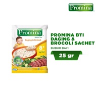 Happy Nana - Promina Bubur Tim Bayi 8 Bulan + Kemasan Sachet 25 Gr Rasa Daging dan Brokoli Bubur Tim