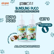Sc ELOPE Bundling Puco 60ml Virgin Coconut Oil Coconut Oil Vitamin Hairball Mushroom Scabies Cat