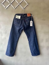 Levis Vintage Clothing LVC USA Made 1937 501 XX Levis 37501  30W 34L Cinch back Red SELVEDGE Denime 