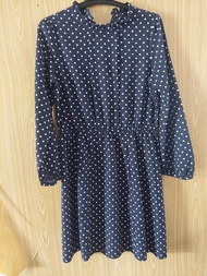 Dress wanita polka