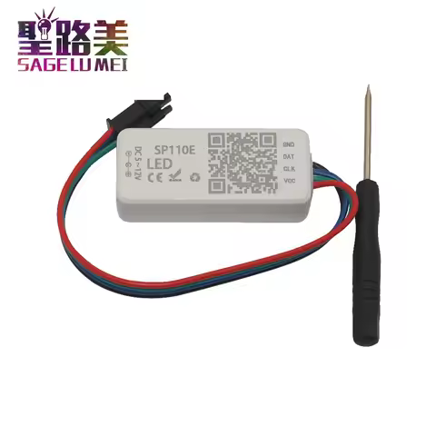 DC5-24V SP110E Bluetooth-compatible Pixel light Controller by smart phone APP For WS2812B 8806 DMX51