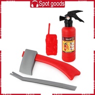 WIN 4pcs set Children Firefighter Fireman Cosplay Toys Kit  Interco