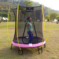 Outdoor Large Children's Trampoline with Safety Net and Frame for Home Use