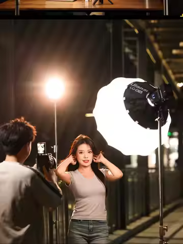 Ulanzi VL-120Bi VL-120C 120W V-Mount COB Video Light Wireless APP Control 2700K-6500K CRI＞95 for Vid