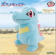 Pokémon 景品 寶可夢 小鋸鱷 Totodile 毛絨玩具 33 CM
