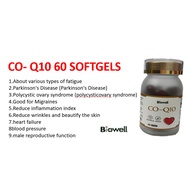 BIOWELL CO- Q10 (辅酶Q10片) 60'S (BIOWELL CO-Q10 (Coenzyme Q10 Tablets) 60'S)