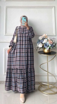 Wilona Dress Motif/ Gamis wilona susun
