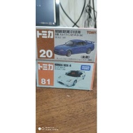 Tomica tomy takara honda acura nsx - r 81  nissan skyline gtr r34 20