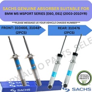 SACHS GENUINE ABSORBER (FRONT, REAR) FOR BMW M5 MSPORT SERIES [E60, E61] (2003-2010YR) (2PCS) - GERM