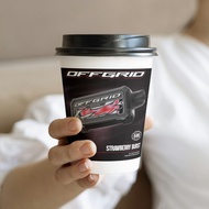 <OFFGRID> Paper Coffee Cup with LID / Hot Drink Cup / DOUBLE LAYER cup / Cafe Takeaway Cup/Cawan Ker