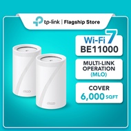 TP-Link BE11000 WiFi 7 Tri-Band Whole Home AI-Driven Mesh Wifi Router With Homeshield Deco BE65 (1 /