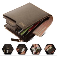 Bag Dompet Lelaki Serbaguna| Pabojoe Men Premium Genuine Real Leather Wallet FOC Key Chain