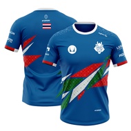 2026 Summer T-shirt E-sports G2 Fan Club Clothing Thai Flag Casual Men's and Women's Same Size S-5XL