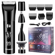 new Solimpia Professional Hair Clipper Trimmer Groin & Body Trimmer Men Replaceable Electric Shaver 