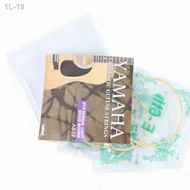 ○▣㍿❣String gitar Yamaha YAMAHA set lengkap dari tali inti keluli gitar akustik 012 asli asli 1 set 6 tali