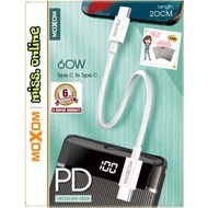 Moxom MX-CB128 60W Fast Charging Cable 60W Type C to Type C Cable 20CM