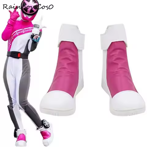 Shifuto Mira Bakuage Sentai Boonboomger Cosplay Shoes Boots Game Anime Halloween RainbowCos0 W4189