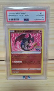 2022 POKEMON GO RADIANT CHARIZARD PSA 10