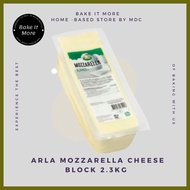 ⊕ ☪ ◩ Arla Mozzarella Cheese Block 2.3Kg Exp Date Jan2025