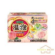 地球製藥 - 溫泡碳酸入浴錠 - 4種桃 (20錠入)(平行進口)
