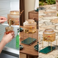 Glass Beverage Dispenser for Refrigerator - 2500ml Cold Water Dispenser